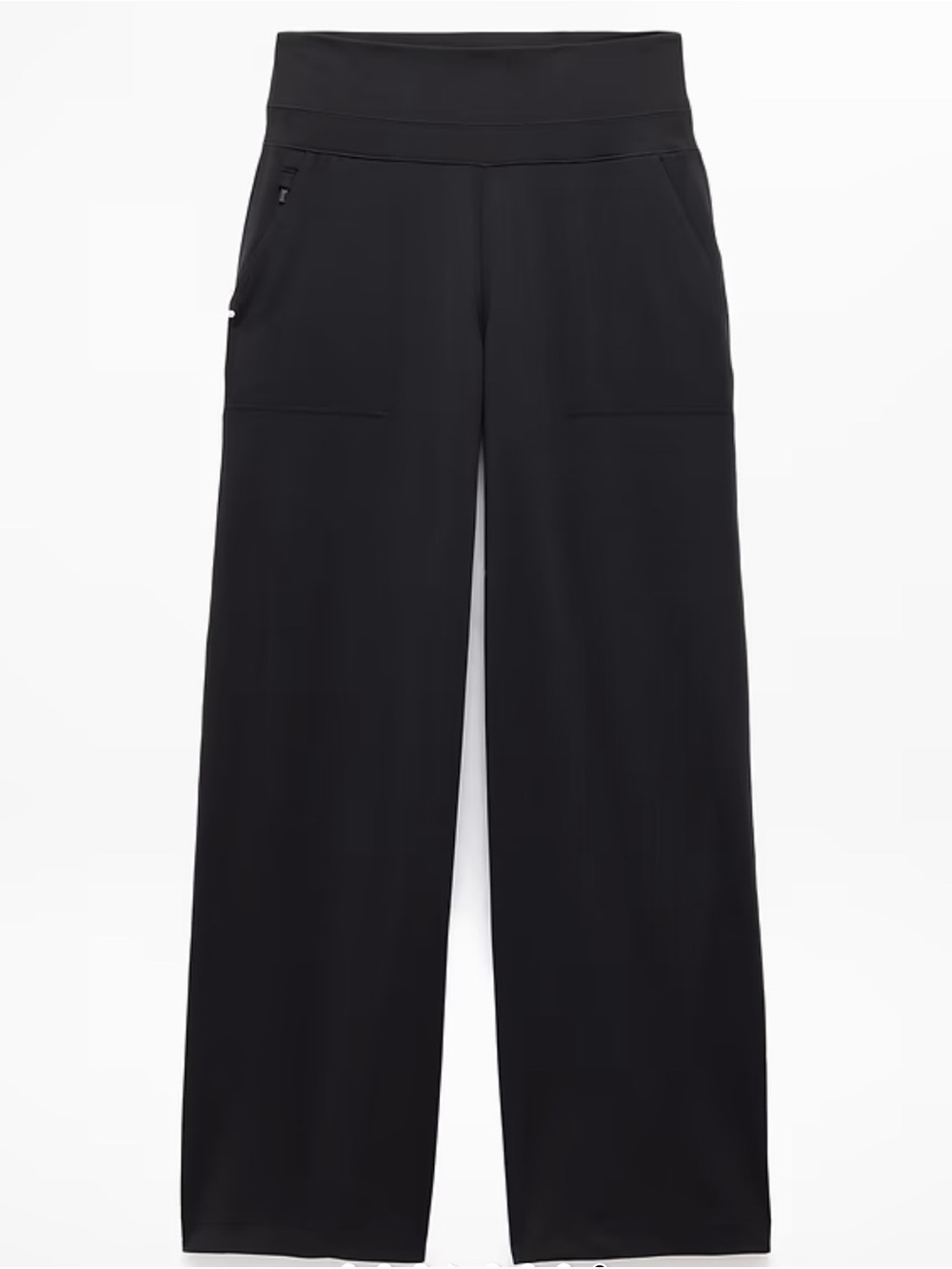 Athleta Black Wide-Leg Track Pants - Picture 5 of 6